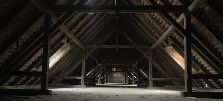 empty attic