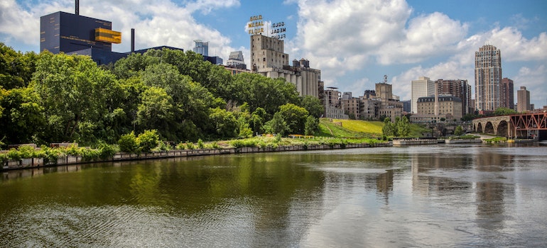 View of a city and a river