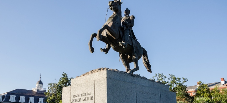 The monument of Andrew Jackson