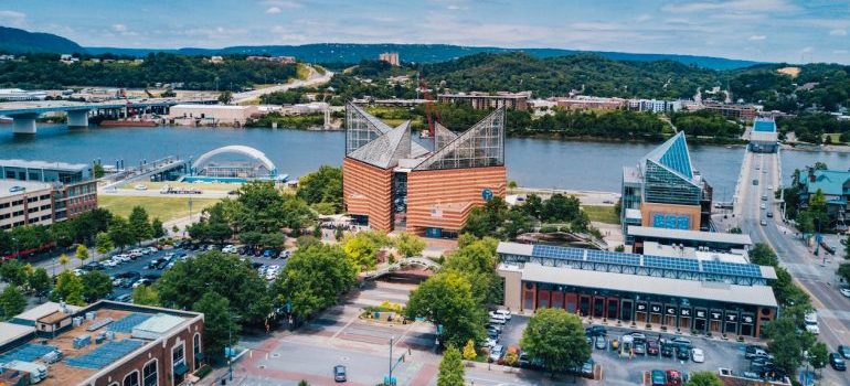 Memphis skyline, one of the best places for startups in Tennessee