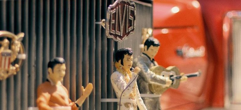 Elvis Presley figurine representing Elvis' heritage, one of the fun facts about Tupelo