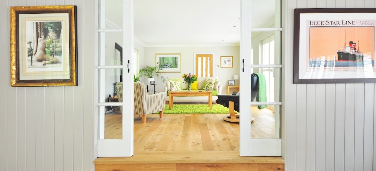 Living room interior of a house