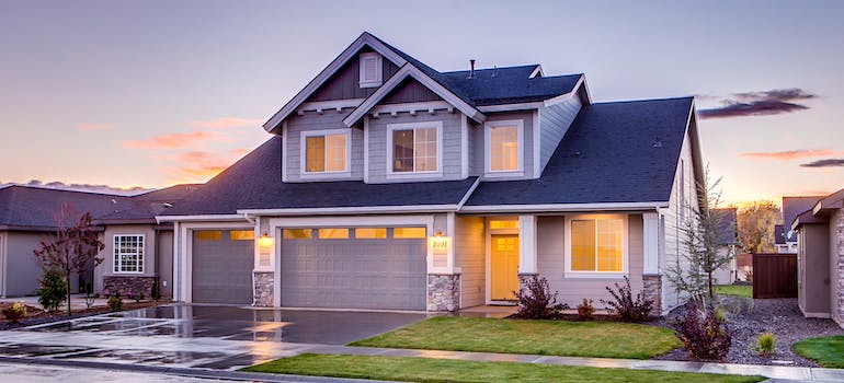 A suburban-style house