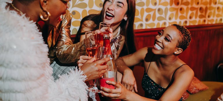 Gen Z women laughing and having fun together in Denver