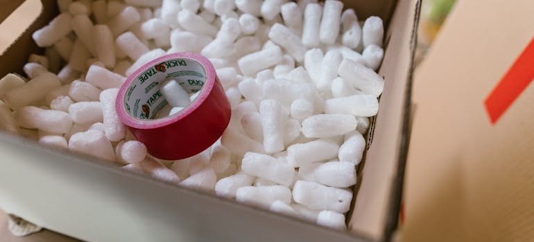 Packing materials, one of the ways movers can help you during a home renovation in Denver