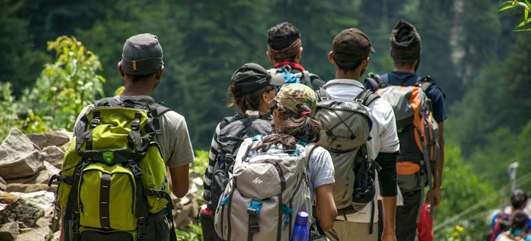 People on a hike