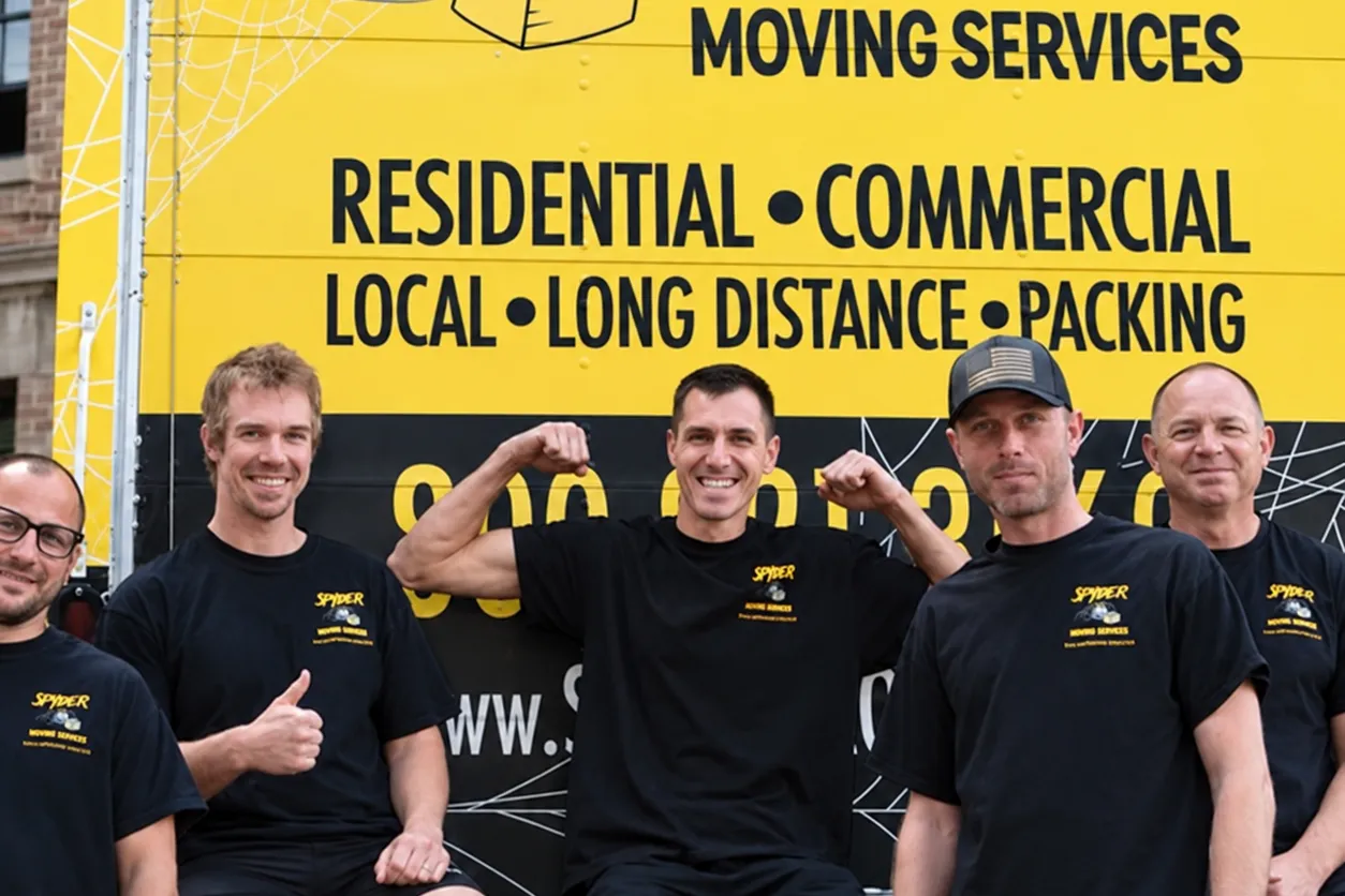 Spyder crew in front of a Spyder truck